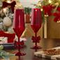 OHS Plastic Glasses Set of 2/4 Reusable Flute Champagne Cocktail Glass Picnic