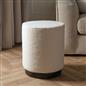 OHS Boucle Stool Foot Rest Cushioned Modern Home Bedroom Vanity Seat Chair