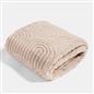 OHS Tufted Arches Throw Teddy Fleece Blanket Winter Soft Warm Bedspread