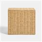 OHS Collapsible Laundry Basket Woven Folding Hamper Bathroom Corner Storage