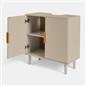 OHS Under Sink Bathroom Cabinet Ribbed Engineered Wood Storage Organiser