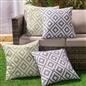 OHS Print Outdoor Cushion Covers Garden Water Resistant Filled Inserts Seat Set