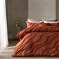 OHS Tufted Contour Bedding Set Soft Cosy Duvet Cover with Pillowcase