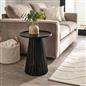 OHS Ivy Side Table Slatted Engineered Wood Living Room Bedroom Bedside
