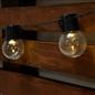 OHS Solar String Lights 20 LED Bulbs Outdoor Garden Festoon Lighting Auto Sensor