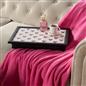 OHS Bows Cushioned Lap Tray Soft Padded Portable Laptop Desk Lightweight