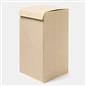 OHS Laundry Basket Faux Linen Folding Hamper Bag Clothes Bin Storage with Lid