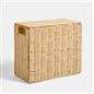 OHS Collapsible Laundry Basket Woven Folding Hamper Bathroom Corner Storage