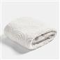 OHS Tufted Arches Throw Teddy Fleece Blanket Winter Soft Warm Bedspread