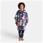 OHS Xmas Blanket Hoodie Kids Christmas Print Sherpa Oversized Hooded Throw