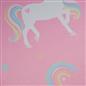 Kids Eyelet Curtains Blackout Unicorn Rainbow Pair of Ring Top Ready Made Panels