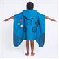 Kids Poncho Beach Towel Hooded Quick Dry Microfibre Holiday Swimming Absorbent