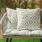 OHS Print Outdoor Cushion Covers Garden Water Resistant Filled Inserts Seat Set