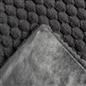 OHS Waffle Throw Bed Blanket Faux Fur Supersoft Warm Fleece Cosy Plush
