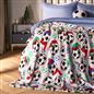 OHS Xmas Flannel Throw Kids Soft Fleece Travel Blanket Winter Thermal Bedspread