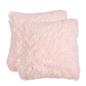 Sienna Set of 2 Fluffy Cushion Covers Shaggy Set Scatter Sofa 18