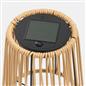 OHS Solar Table Lamp Rattan Cordless Outdoor Garden Light Dusk Sensor
