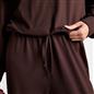 OHS Bubble Hem Co-Ord Set Hoodie Drawstring Relaxed Joggers Tracksuit Loungewear