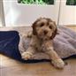 OHS Quilted Pet Blanket Soft Sherpa Fleece Animal Dog Cat Throw
