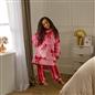 OHS Bows Print Hooded Blanket Adult Kids Sherpa Lined Winter Family Hoodie