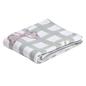 OHS Bow Gingham Throw Soft Blanket Polar Fleece Lightweight Bedspread