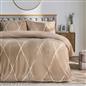OHS Diamond Check Bedding Set Teddy Fleece Winter Duvet Cover with Pillowcase