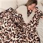 OHS Leopard Weighted Blanket 8kg Quilted Throw Sensory Sleep Anxiety Therapy