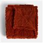 OHS Tufted Pumpkin Throw Super Soft Fleece Halloween Blanket Winter Bedspread