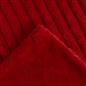OHS Faux Fur Ribbed Fleece Throw Over Bed Blanket Warm Supersoft