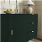 OHS Ribbed Drawer Unit Bedside Table 3/4/5/6 Draw Cabinet Nightstand Sideboard
