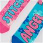 OHS x Stitch Socks Kids Novelty Knee High Warm Fluffy Fleece Winter Sock