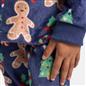 OHS Print Pyjama Set Pull Over Soft Fleece Kids Winter Loungewear Nightwear