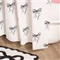 OHS Bows Shower Curtain with 12 Hooks Mould Proof Bathtub Curtains