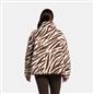 OHS Zebra Half Zip Hoodie Teddy Fleece Winter Thermal Jumper Pullover
