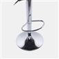 Bar Stool Faux Leather Adjustable 2 Kitchen Breakfast Counter Swivel Seat Chair