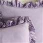 OHS Frill Cushion Covers Faux Linen Soft Square Pillowcases Home Decor Multipack