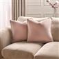 OHS Piped Edge Cushion Covers Matte Velvet Soft Luxury 2/4 Square Pillowcases