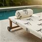 OHS Bows Beach Bolster Travel Cushion Neck Support Filled Pillow