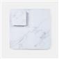 OHS Marble Effect Placemat Coaster 4 Set Luxury Table Mats Home Decor