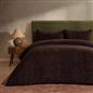 OHS Teddy Fleece Duvet Cover with Pillow Case Thermal Warm Bedding Set