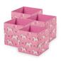 Storage Cube Boxes Unicorn 2/4 Pack Folding Space Saving Shoe Toy Cube Tidy Set