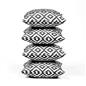 OHS Print Outdoor Cushion Covers Garden Water Resistant Filled Inserts Seat Set