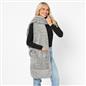 OHS Teddy Fleece Scarf Long Thermal Soft Pockets Hand Neck Warmer Marl Wrap