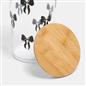 OHS Bows Food Container Airtight Bamboo Lid BPA-Free Plastic Kitchen Storage Jar