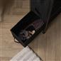 Narrow 4 Drawer Storage Cabinet Bedside Table Unit Clothes Home Fabric Organiser