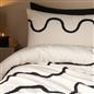 OHS Tufted Wave Bedding Set Soft Modern Duvet Cover with Pillowcase