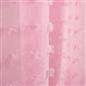 OHS Pompom Tufted Voile Net Curtains Pair 2 Window Panels Slot Top Set 55