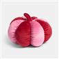 OHS Pumpkin Cushion Striped Matte Velvet Novelty Decorative Scatter Pillow