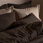 OHS 2 Pack Oxford Pillowcase Set Soft Microfibre Plain Dyed Pillow Covers