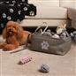 Pet Storage Basket Dog Toy Box Bin Handles Collapsible New Puppy Essentials Gift